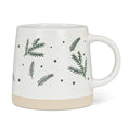 Pine Branches Wide Base Mug
