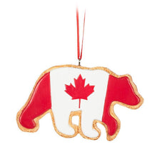 Load image into Gallery viewer, Canada Flag Animal Cookie Ornament
