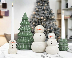 Jolly Snowman Figurine