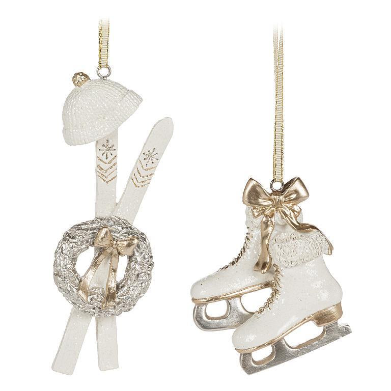 Vintage Skates or Ski Gear Ornament