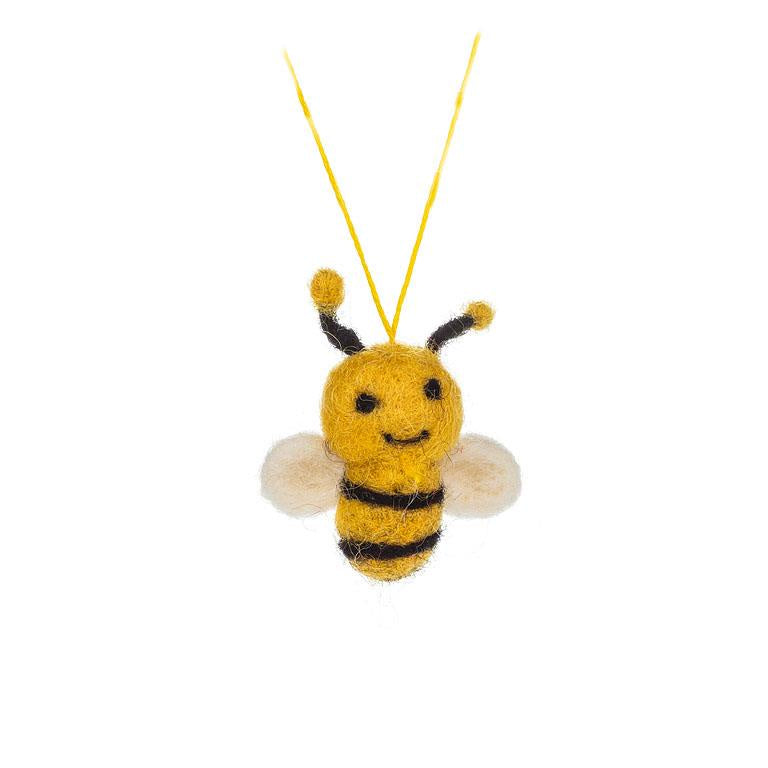 Mini Felt Queen Bee Ornament