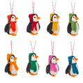 Felt Penguin Ornament w Scarf