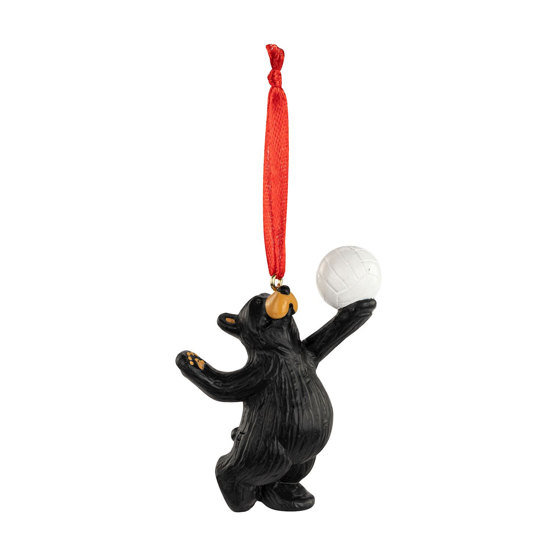Bearfoot Bear Volleyball Ornament