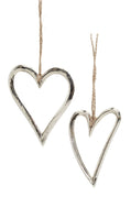 Shining Silver Heart Ornament