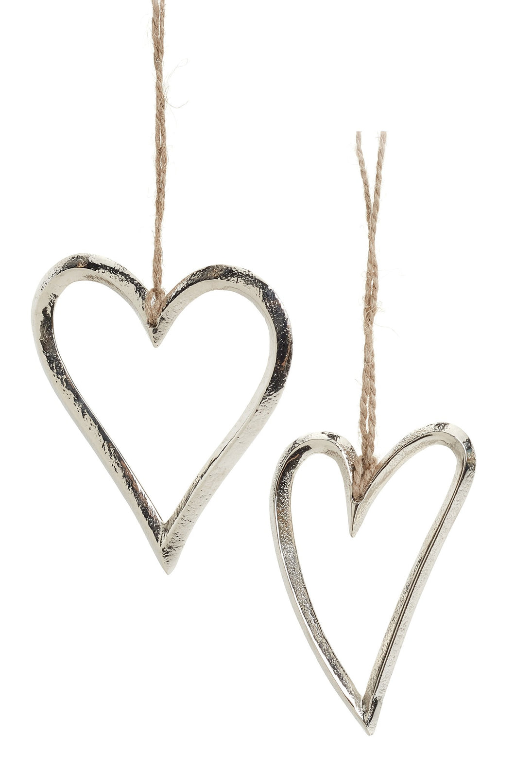 Shining Silver Heart Ornament