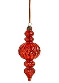 Crimson Facet Finial