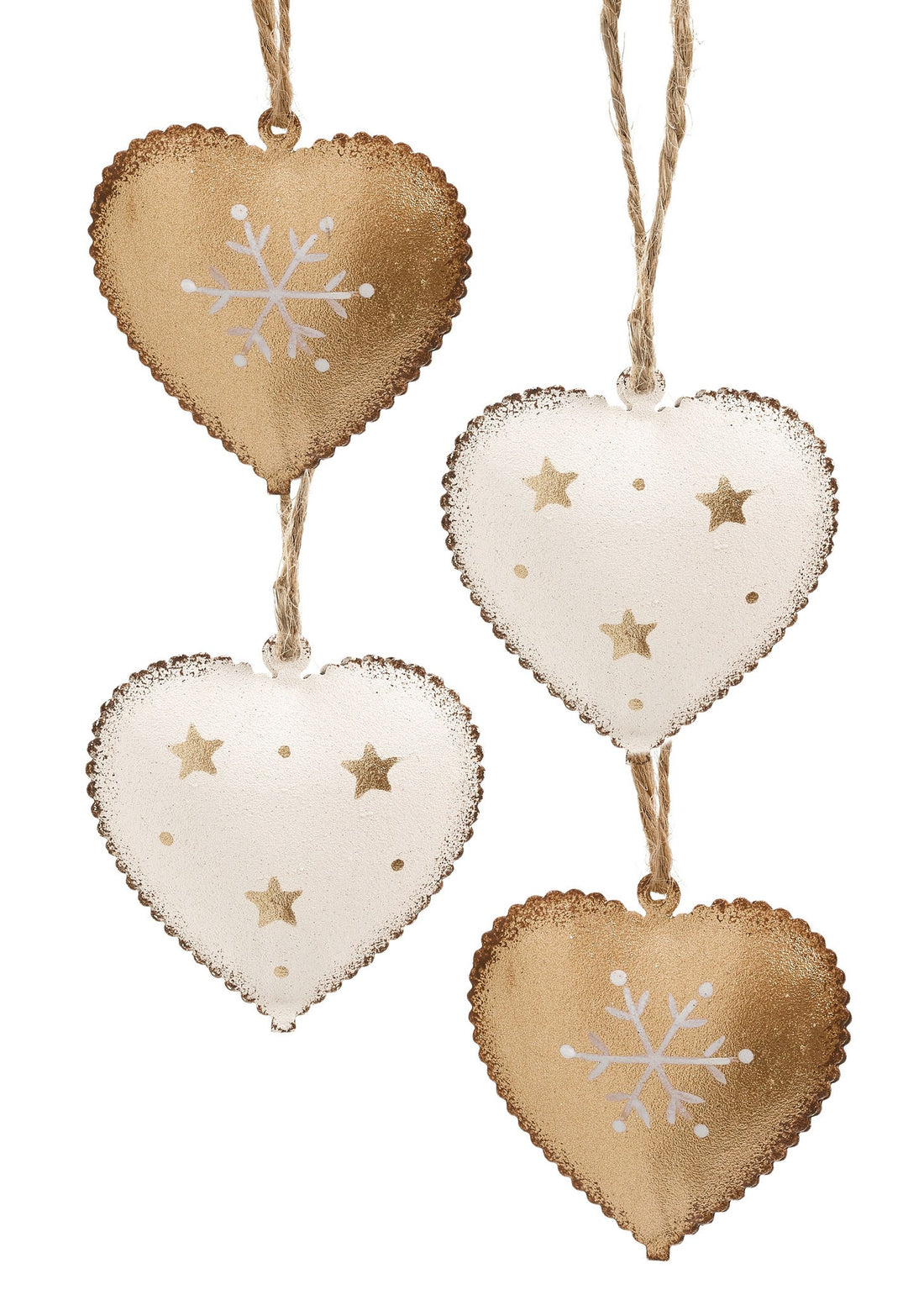 Twinkle Tin Heart Ornament