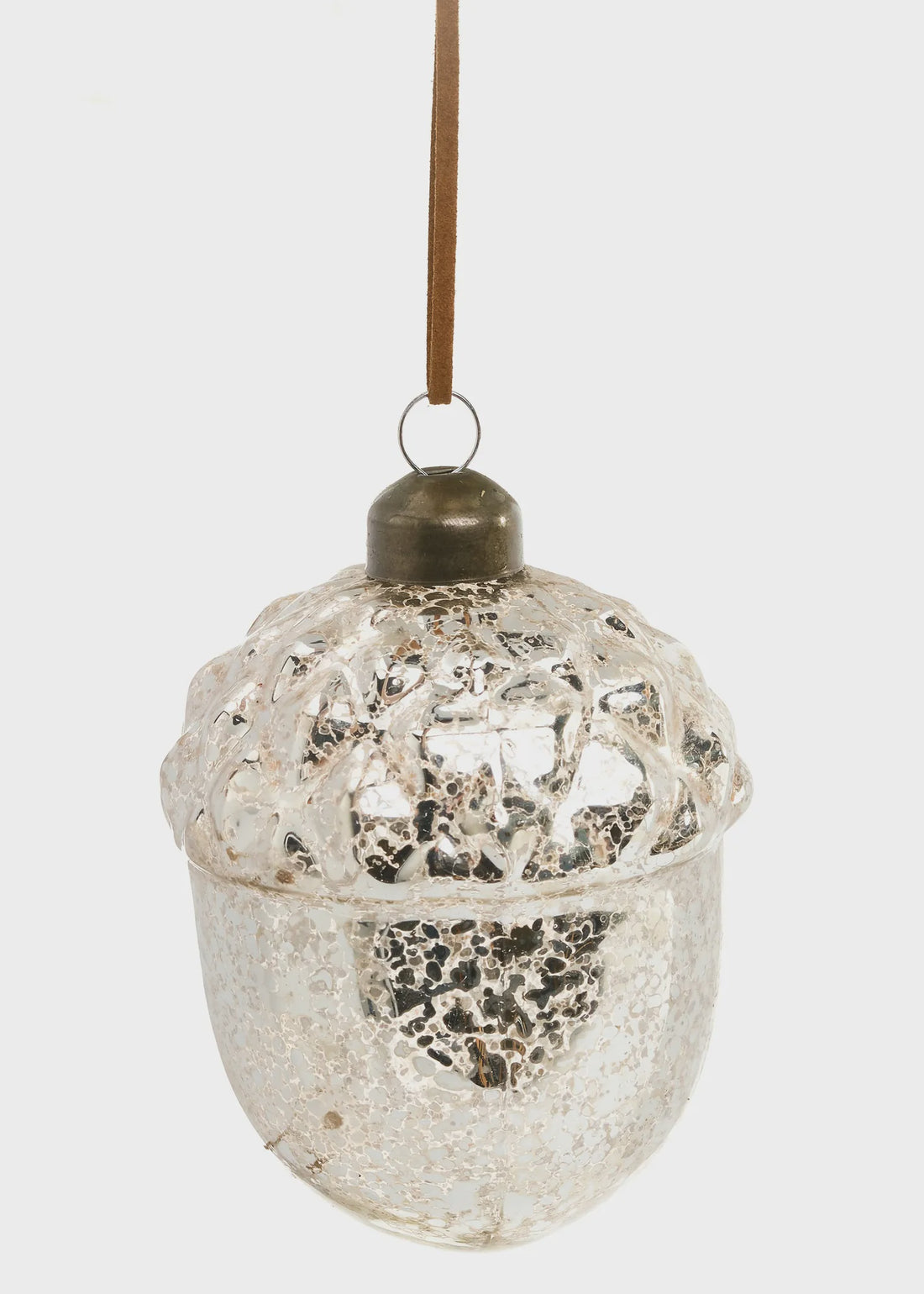 Mercury Glass Acorn Ornament