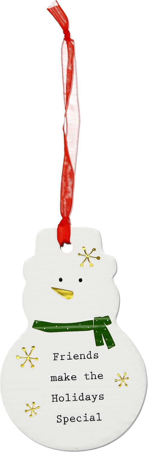 Friends Snowman Ornament