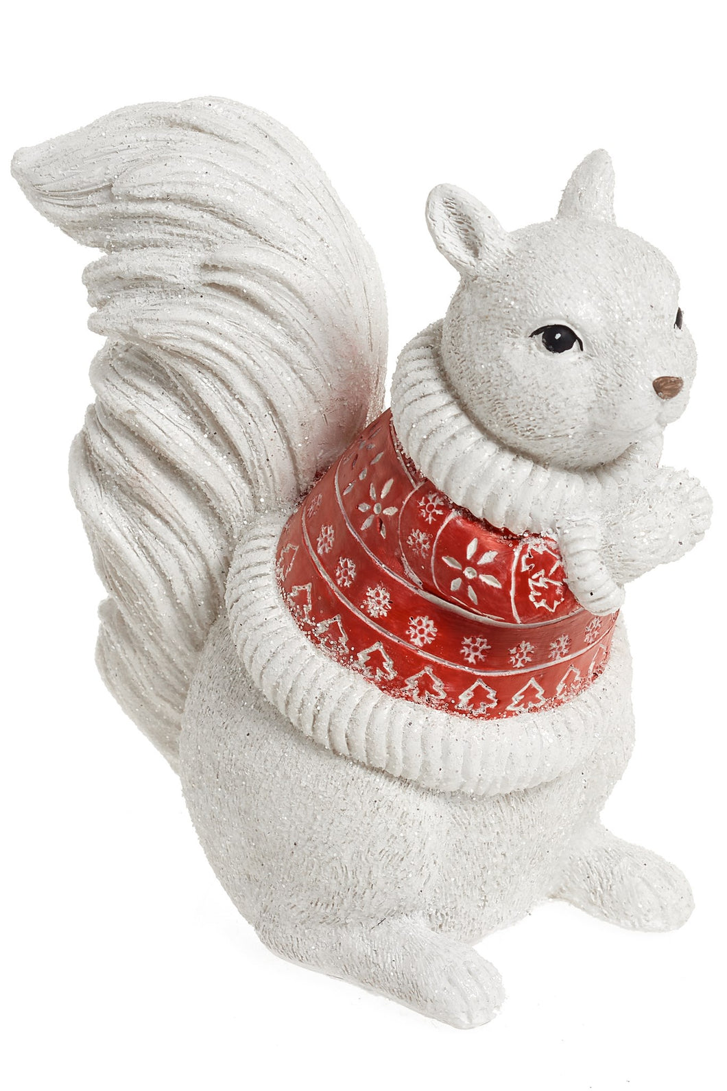 Snowflake Squirrel Figure