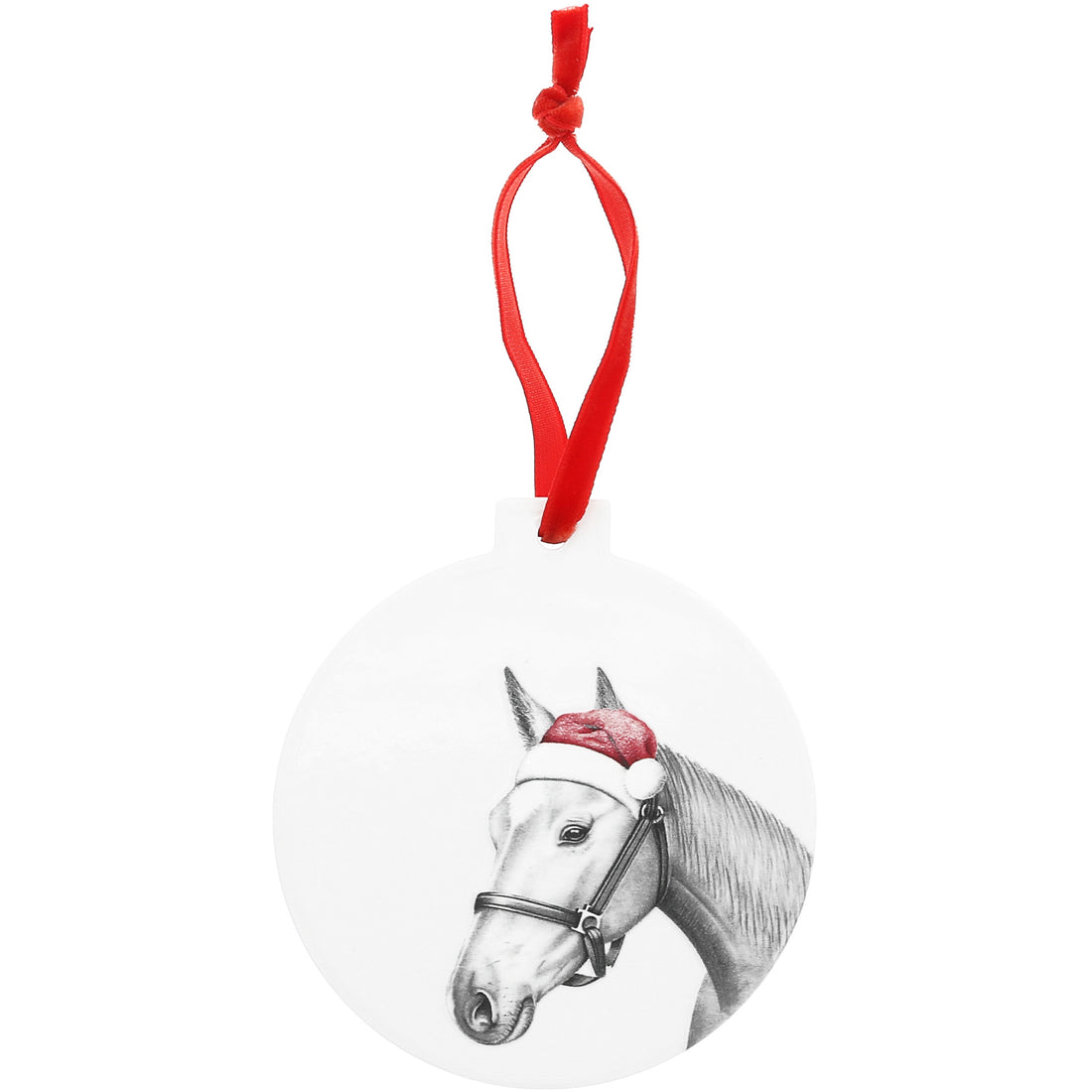 Horse Holiday Disc Ornament
