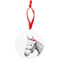 Horse Holiday Disc Ornament