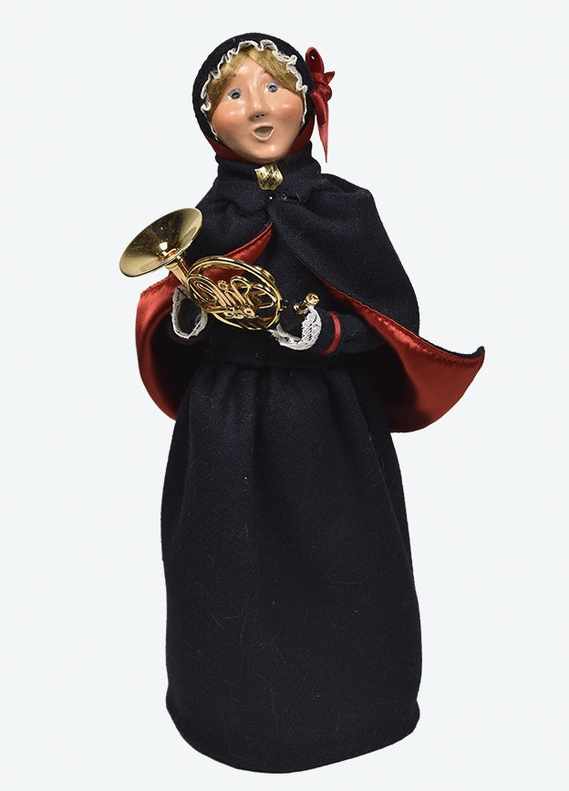 Salvation Army Caroler Woman with Horn  2025