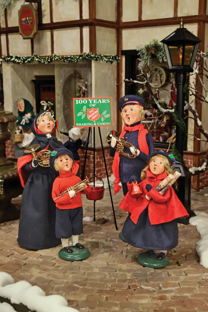 Salvation Army Byers Choice Caroller Man with Baritone 2025