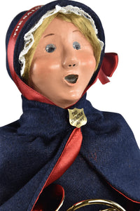 Salvation Army Caroler Woman with Horn  2025