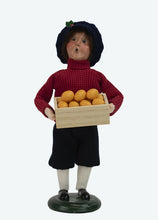 Load image into Gallery viewer, Salvation Army Boy Caroller w Oranges
