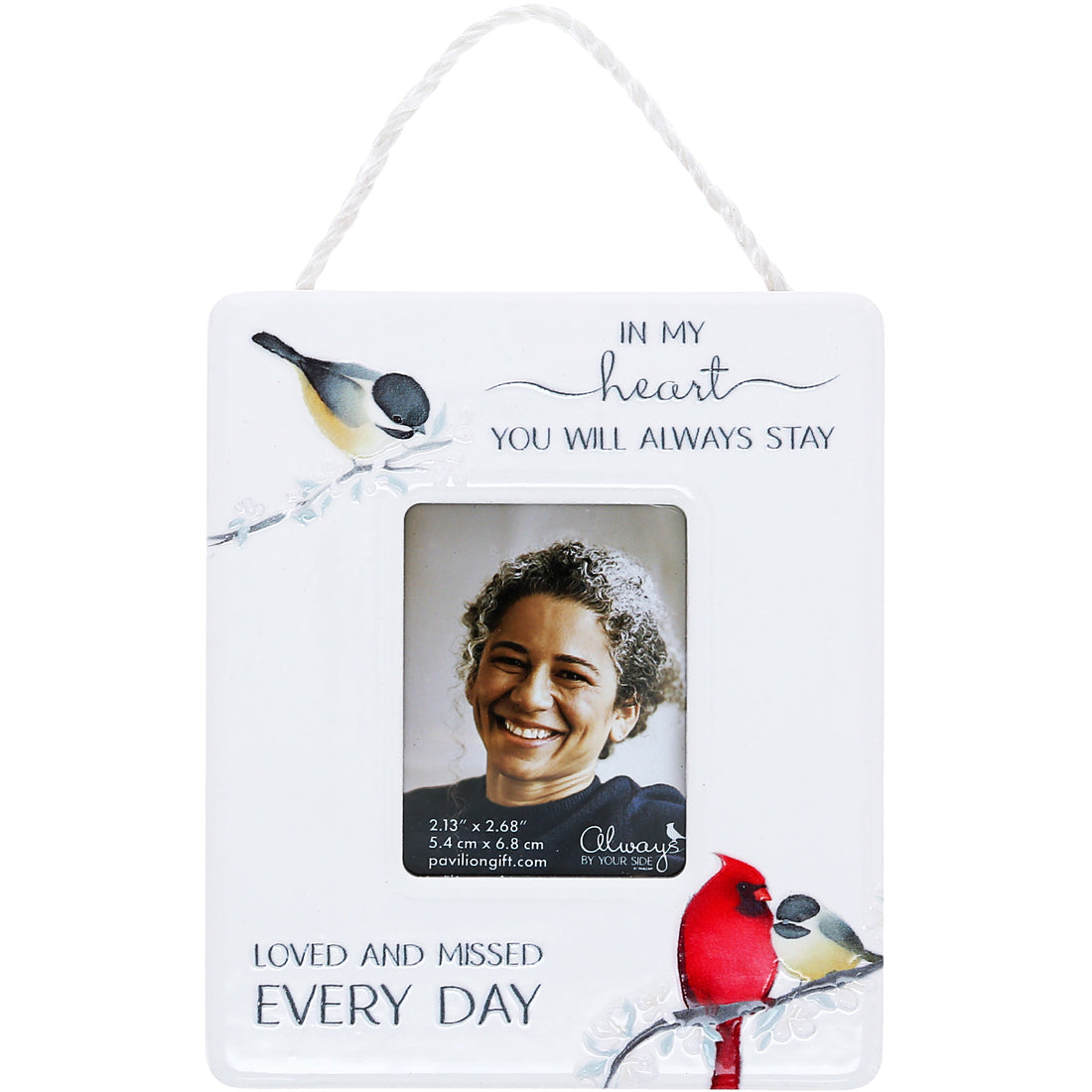 In My Heart Memorial Photo Frame Ornament