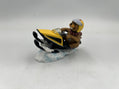 Buddy the Beaver Snowmobile Ornament