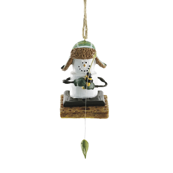 Ice Fishing Smore Ornament