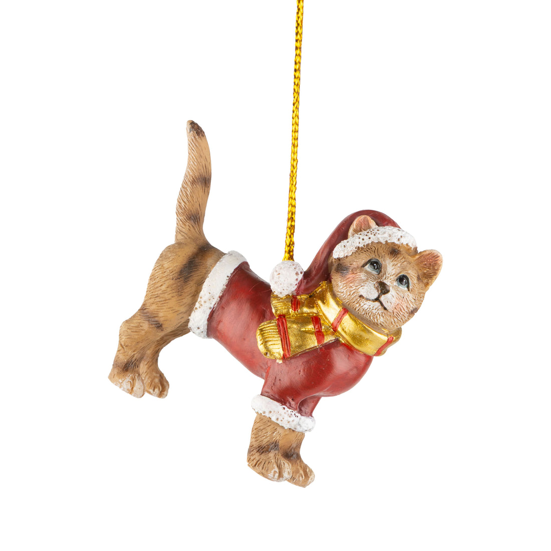 Santa Cat Ornament