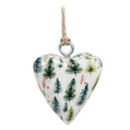 Woodland Hearts Mango Wood Ornament
