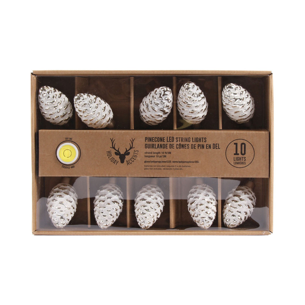 Pinecone LED String Lights