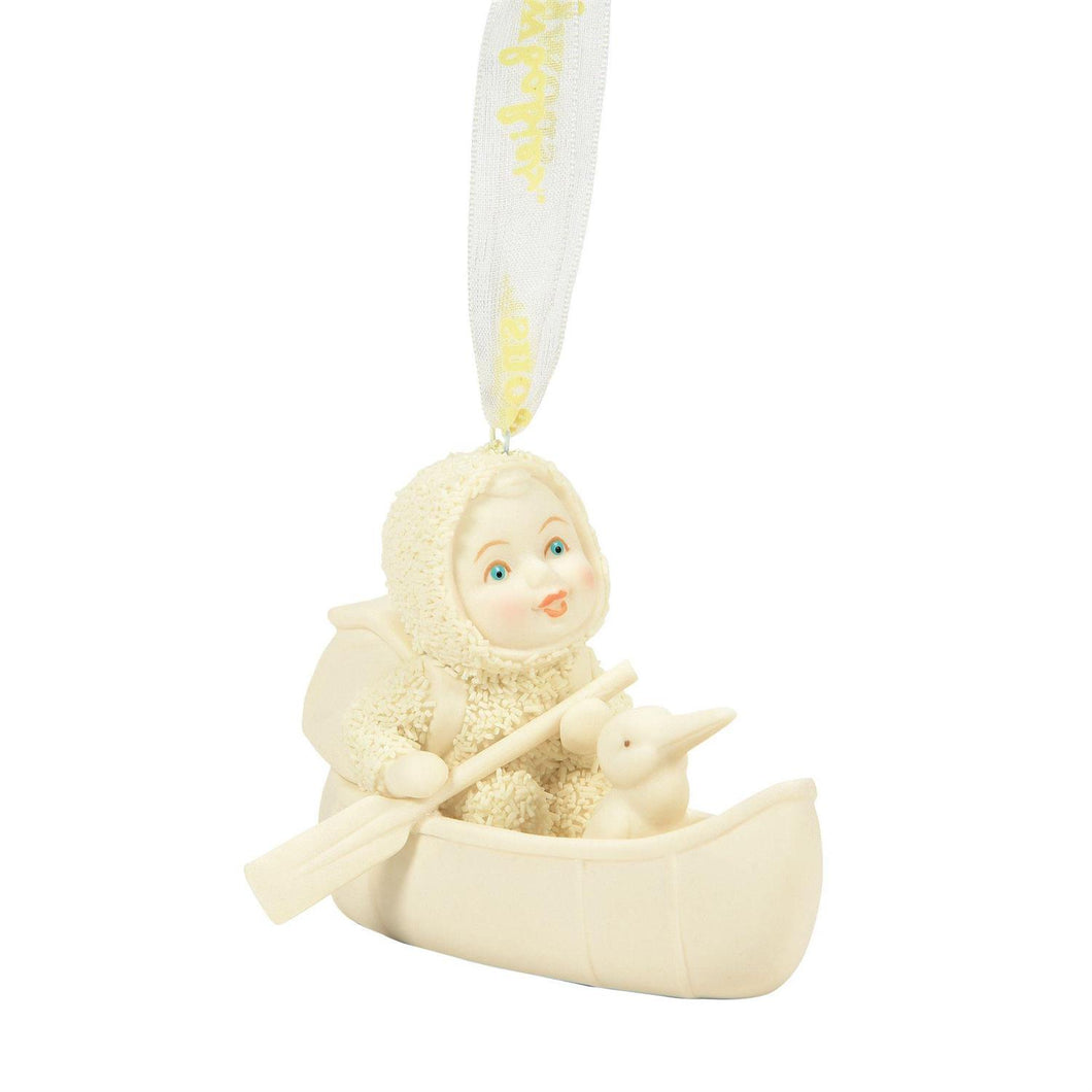 Canoe For Two Snowbaby Ornament
