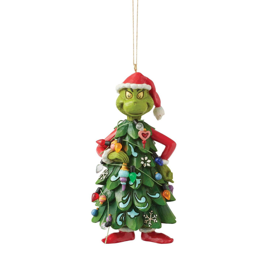 Grinch Disguised As A Christmas Tree Ornament