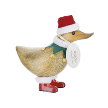 Load image into Gallery viewer, Dcuk Wooden Christmas Elf Duck
