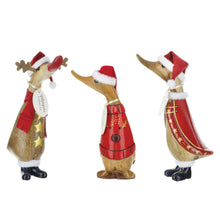 Load image into Gallery viewer, Dcuk Wooden Christmas Duck
