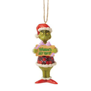 Where's My Gift Grinch Ornament
