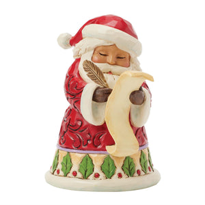 Jim Shore Mini Santa With List