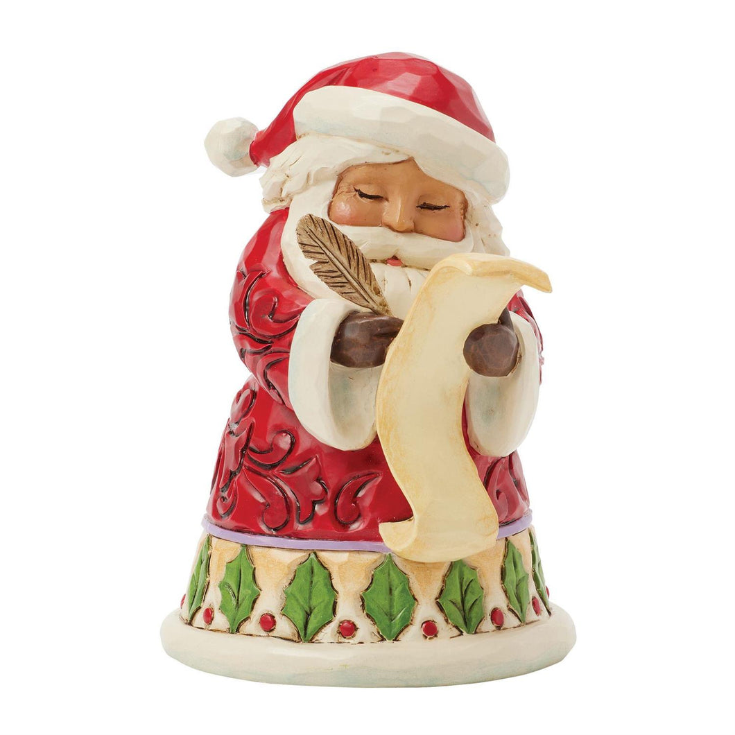 Jim Shore Mini Santa With List