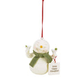 Drink Happy Thoughts Snowpinion Ornament