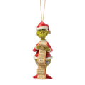 Grinch With List Ornament