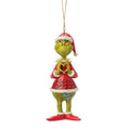 Grinch With Heart Hands Ornament