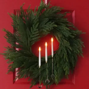 EverGlow LED Wreath & Garland Candles – Set of 6