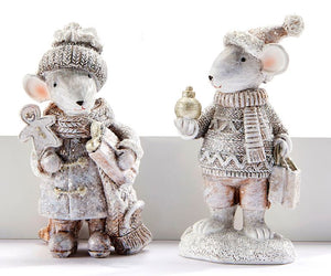 Christmas Mouse Figure