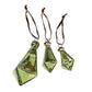 Large Jade Diamond Droplet Ornament