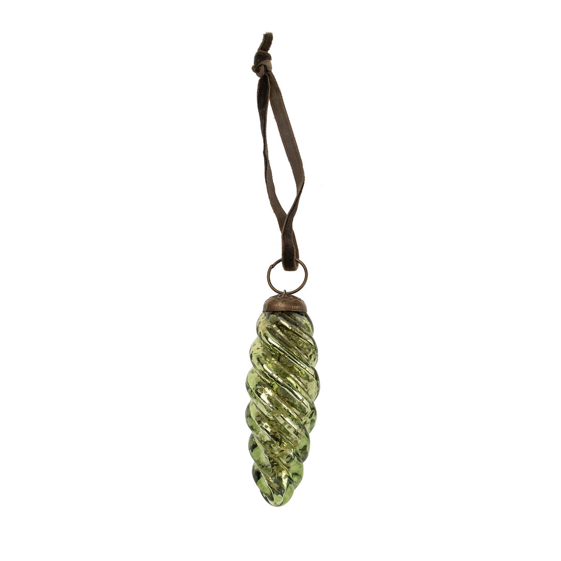 Jade Glass Icicle Ornament