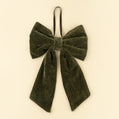 Green Velvet Holiday Bow