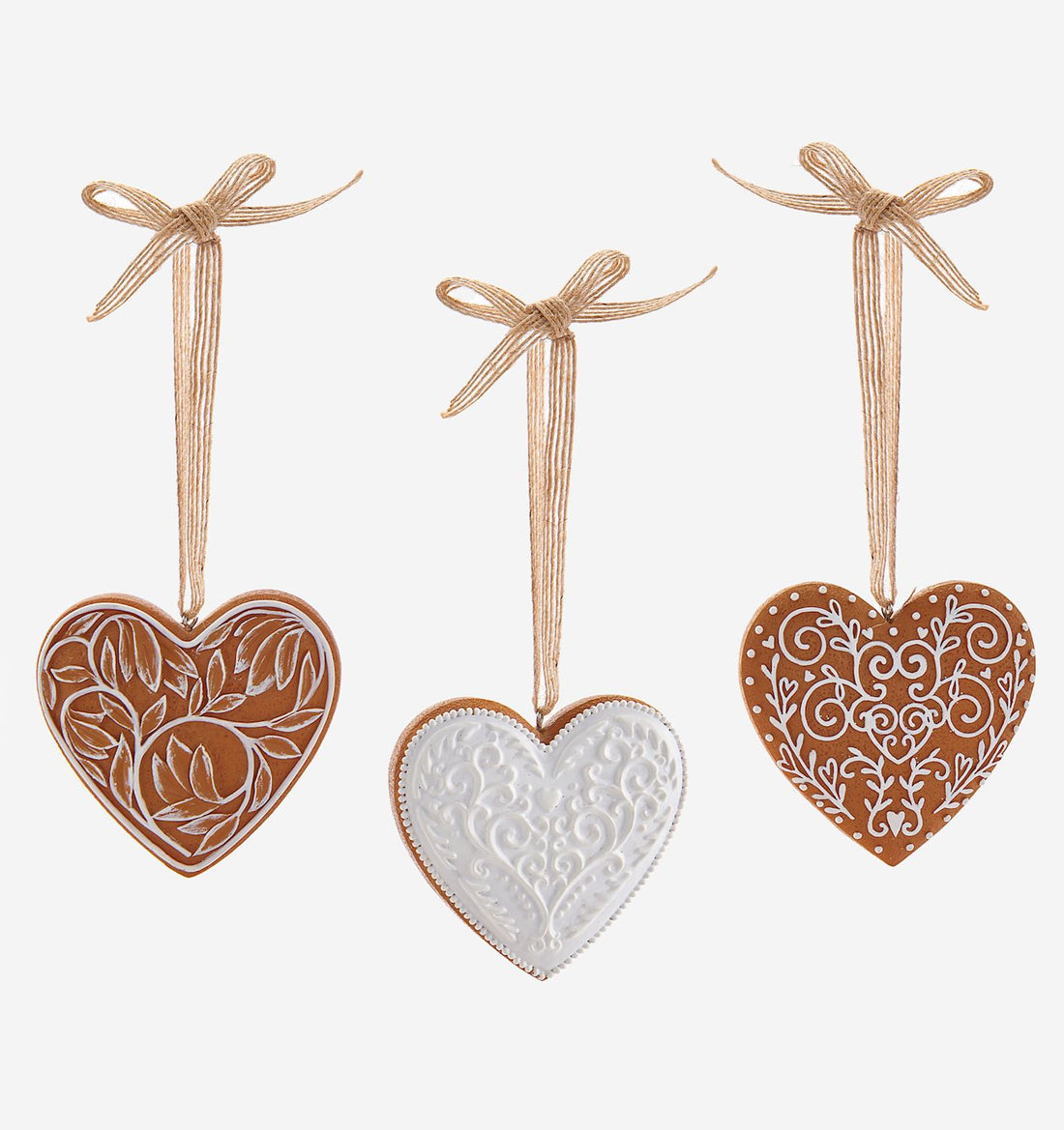 Gingerbread Heart Ornament