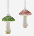Jeweled Glass Mushroom Ornament