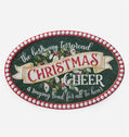 Vintage Christmas Cheer Metal Sign – Sing It Loud
