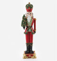 Regal Evergreen Nutcracker – 16" Tall