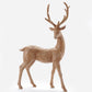 Heritage Carved Deer Sculpture