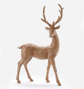 Heritage Carved Deer Sculpture