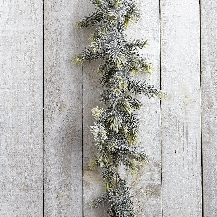 Snow-Dusted Glitter Garland