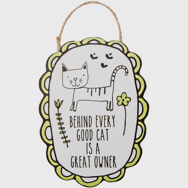 Cat Owner Ornament With Magnet