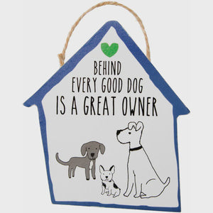 Dog Owner Ornament With Magnet